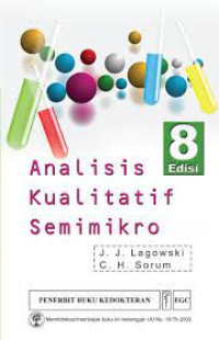 Analisis Kualitatif Semimikro Ed. 8