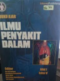 Buku Ajar Ilmu Penyakit Dalam Jilid I Ed. V