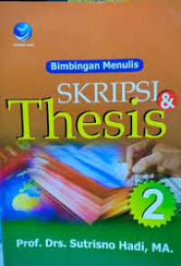 Bimbingan Menulis Skripsi & Thesis 2