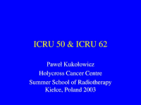 ICRU 50 & ICRU 62